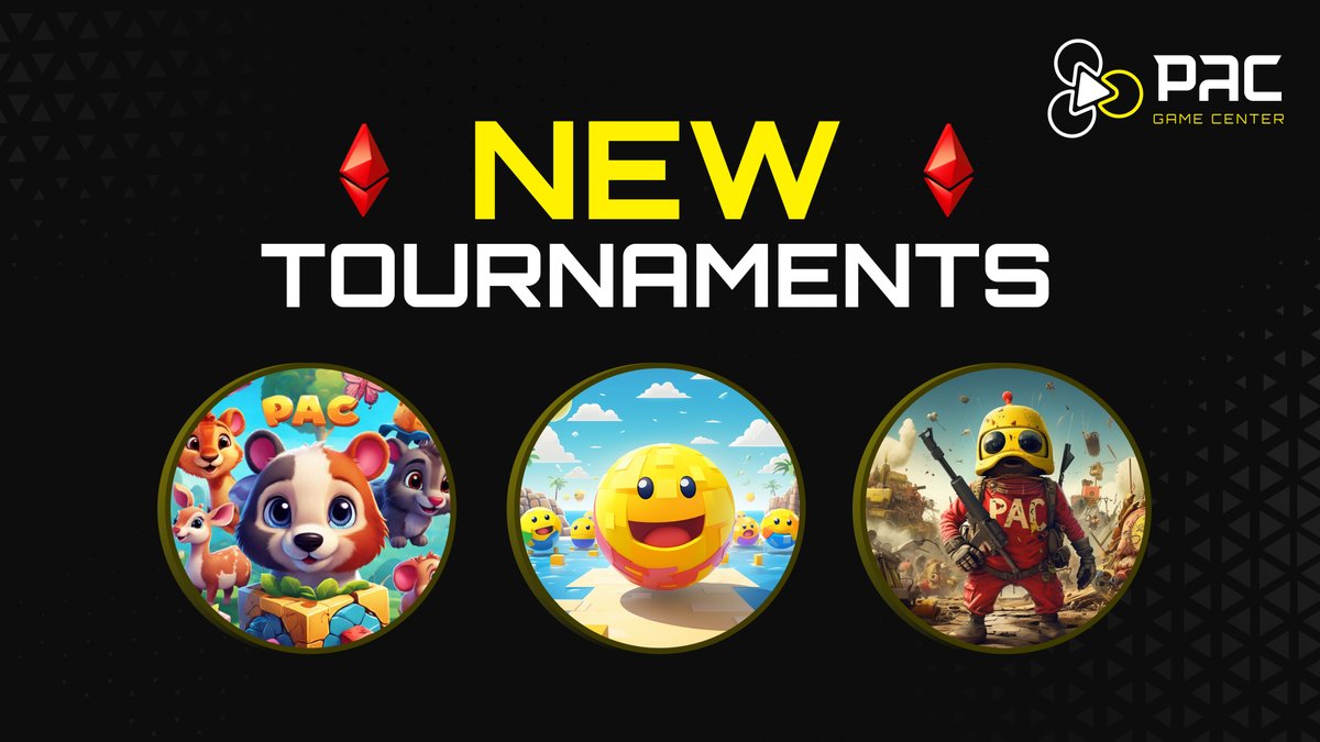 Token_Pac's tweet image. ⭐️ PAC GC - LAUNCHING NEW TOURNAMENTS (REDEv2)

Today, our Game Center is launching new tournaments for different games.
pacgc.pw/tournaments

Participation fee - 200 $REDEv2.
Tournaments end date - May 27th.

🏆Tournament Prizes for each game:

1️⃣ place - 1000 $REDEv2
2️⃣…
