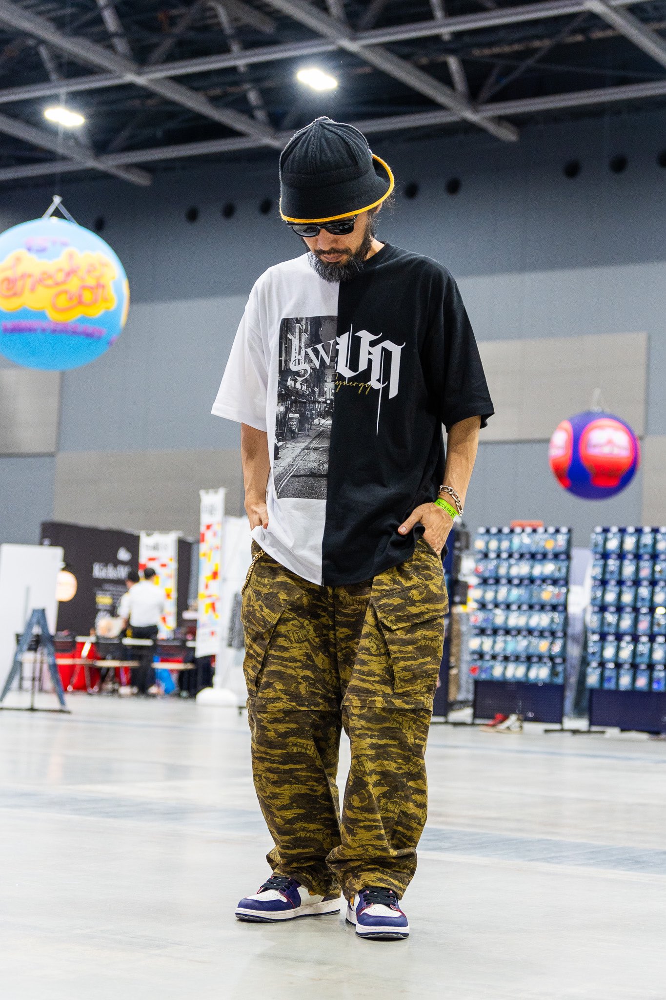 S.W.U.N Tiger Camo 2Way カーゴパンツ S.W.U.N Tiger Desert Camo Cargo Pants
