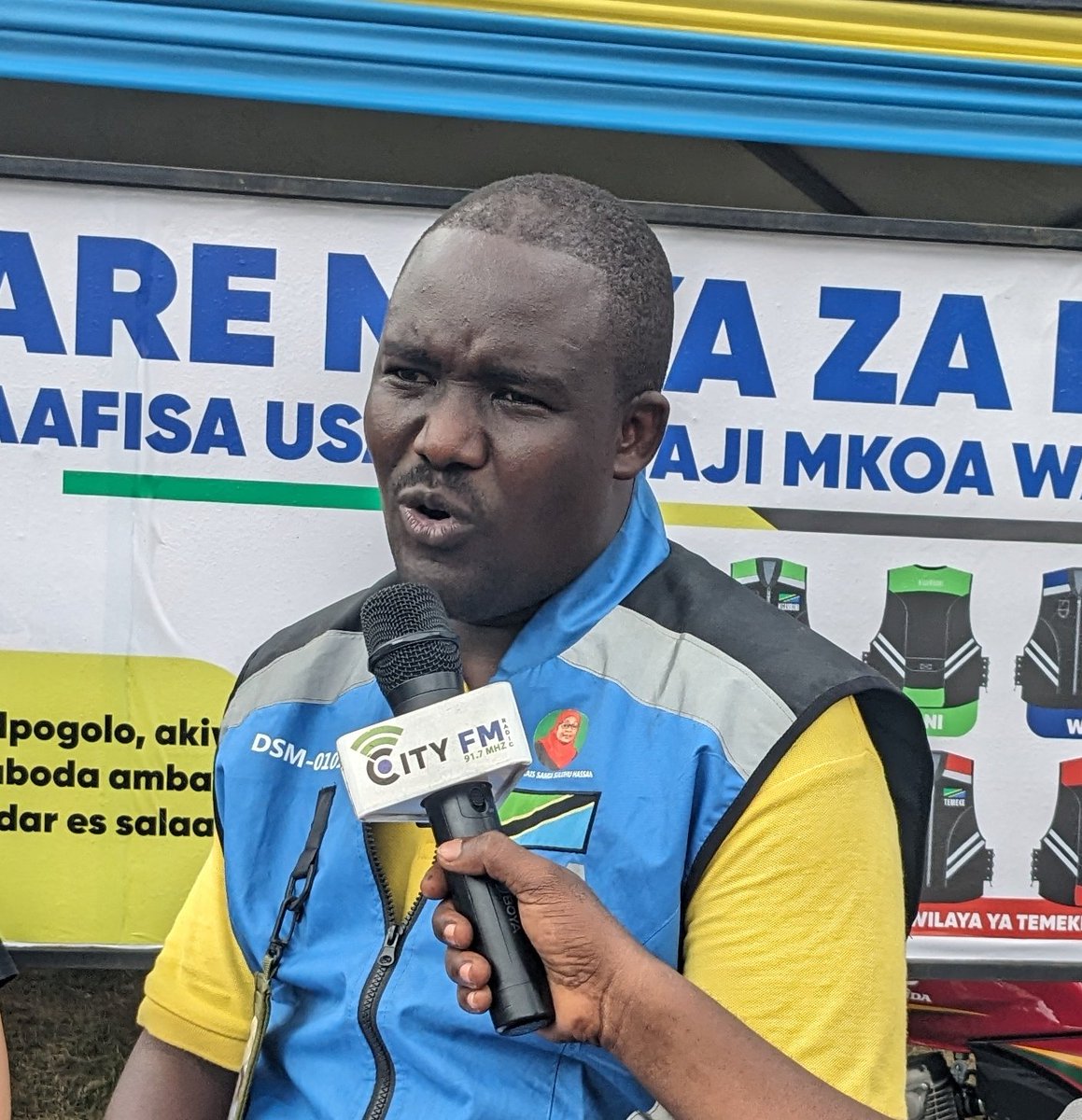 'In every 10 Commercial Motorcycles, 6-7 of them experience accidents that have given them bruises and sores that have left scars.Taking precautions by wearing safety equipment and having insurance for each Commercial Motorcycles is cruasual for their wellbeing' Bodaboda-Ilala.