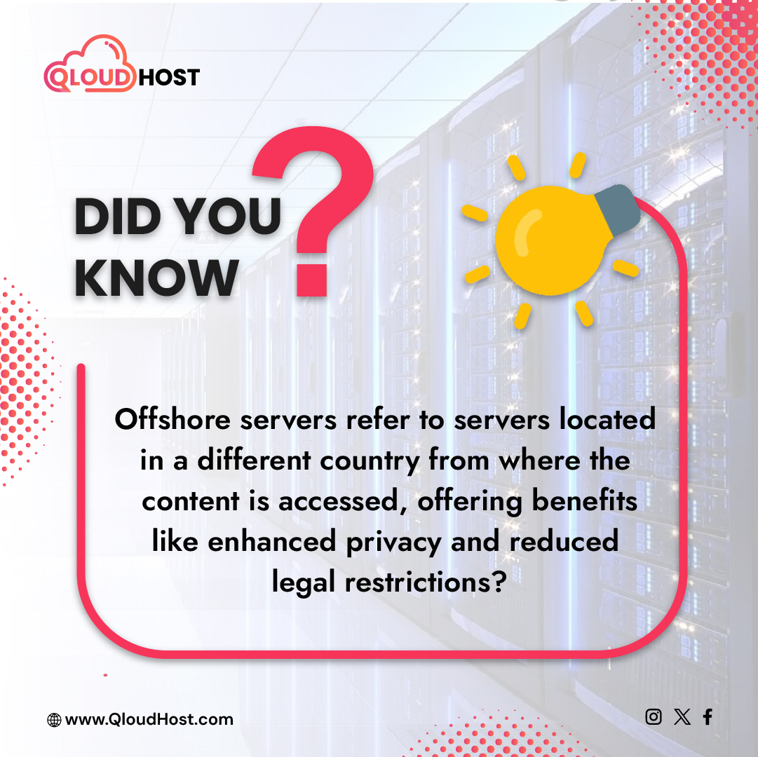 qloudhosts's tweet image. Offshore servers boost privacy and cut legal limits. 🌐🔒
qloudhost.com/offshore-dedic…
#offshoreserver #offshoreHosting #offshorewebhosting #securewebhosting #qloudhost #DidYouKnow #information