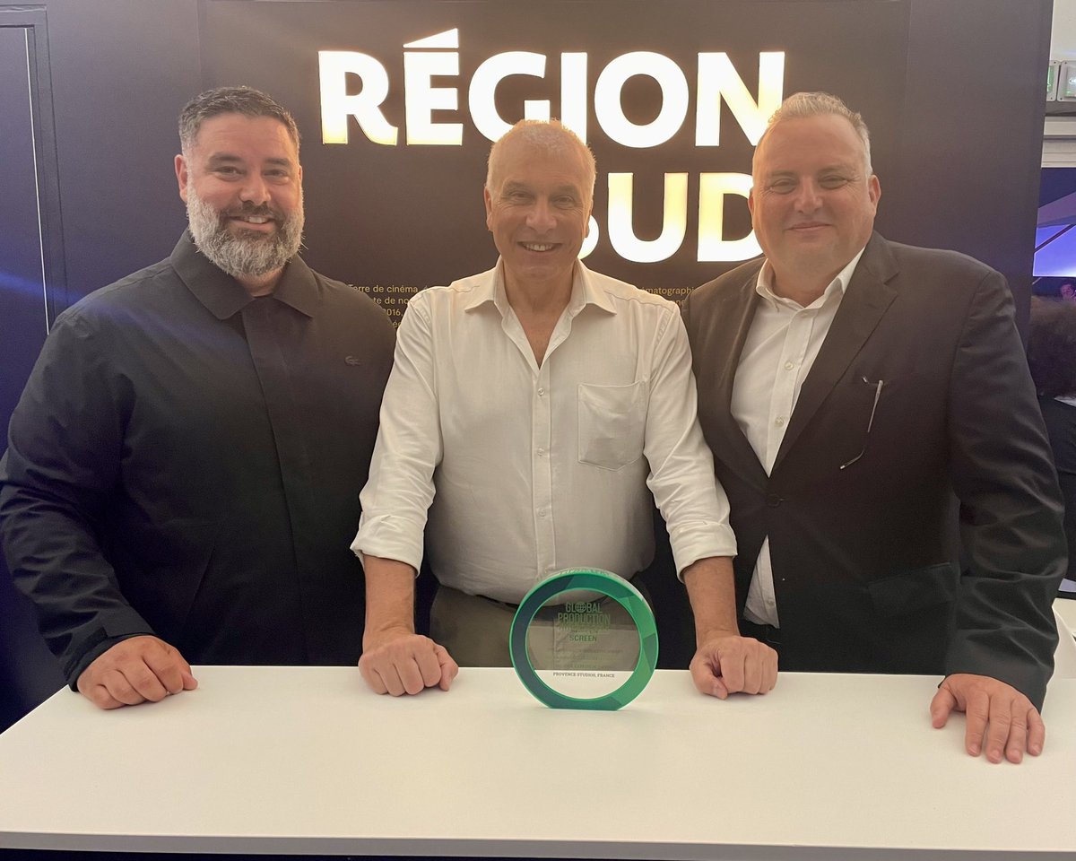 Le Festival de Cannes, c’est aussi la consécration du travail engagé des équipes derrière les caméras !

Toutes mes félicitations à <a href="/ProvenceStudios/">Provence Studios Martigues</a>, qui vient de gagner le Prix Global Awards du studio le plus écologique au monde 👏

Une vision et un travail de longue haleine,