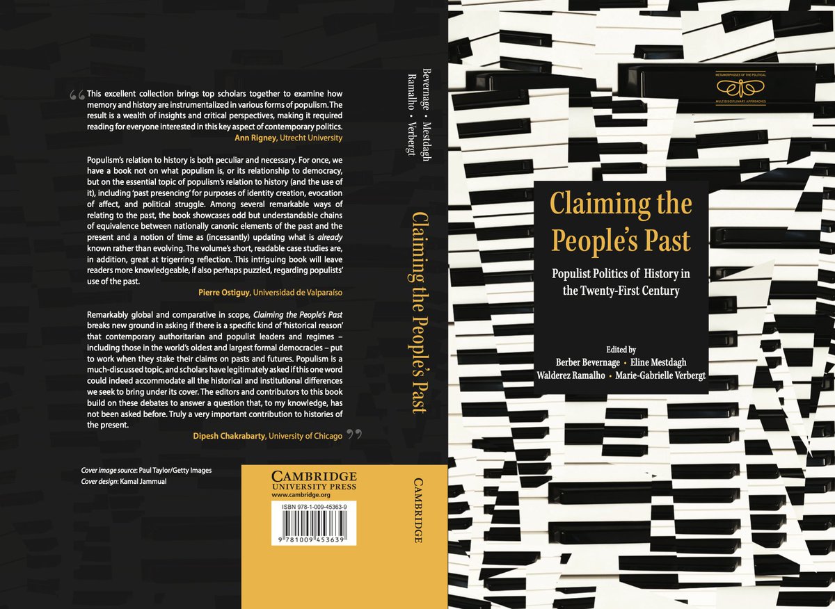 Marie-Gabrielle Verbergt (@mgverbergt) on Twitter photo After four years in the making... Our book on populist uses of the past is out 🙌📖 
Proudly co-edited with Walderez Ramalho, Berber Bevernage & Eline Mestdagh, and supported from the start by <a href="/icas_mp/">ICAS:MP</a>. 
Some background & highlights in a thread below (1/8). After four years in the making... Our book on populist uses of the past is out 🙌📖 
Proudly co-edited with Walderez Ramalho, Berber Bevernage & Eline Mestdagh, and supported from the start by <a href="/icas_mp/">ICAS:MP</a>. 
Some background & highlights in a thread below (1/8).