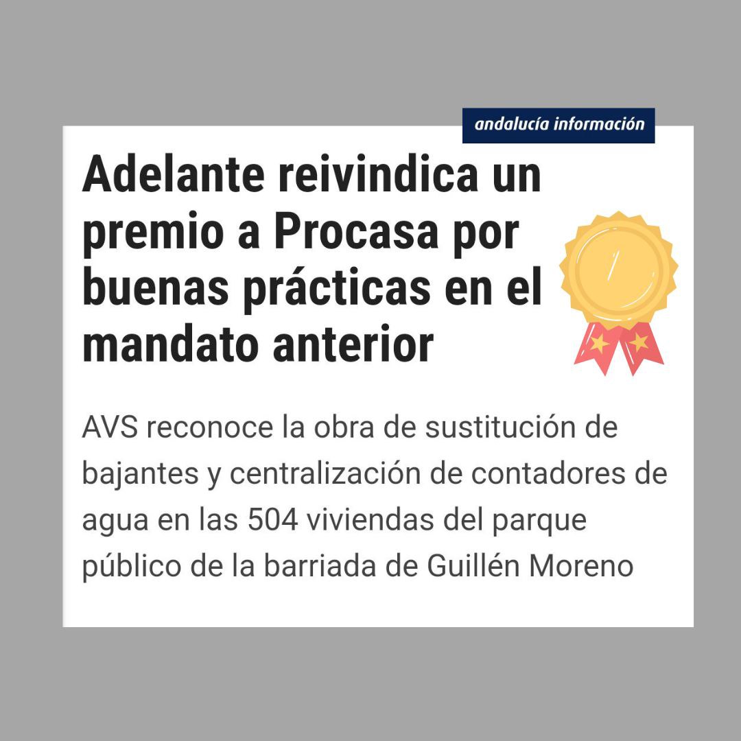 Extraña que, habiendo pasado más de una semana de la entrega de este reconocimiento que reconoce a Procasa como ejemplo de buenas prácticas y políticas públicas de vivienda, el Equipo de Gobierno del PP no lo haya difundido. Casualidad ?🤔 ℹ️ acortar.link/ybUdN1