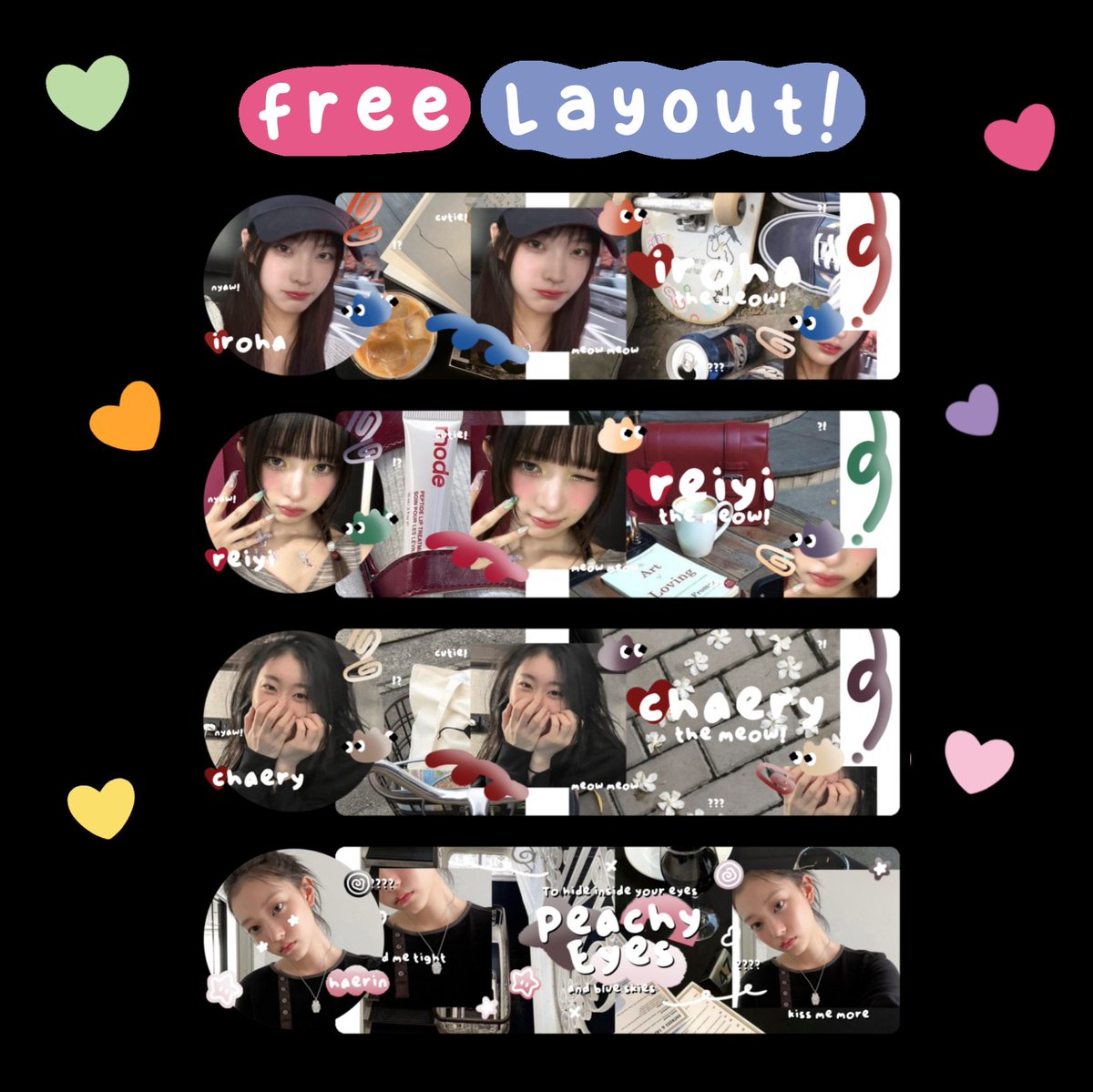Luvienth's tweet image. Help retweet ya, moots. Thank you so much!

Halo! Hari ini aku bawa 4 FREE LAYOUT yang sudah disponsori oleh Kak @loyienz untuk merayakan mensive-nya bersama Kak @ansenxiety! 🤧💗

🗓 21 Mei 2024
⏳ 19:15 WIB

Scroll ke bawah untuk rules lebih lanjut ya!

t. #zonauang