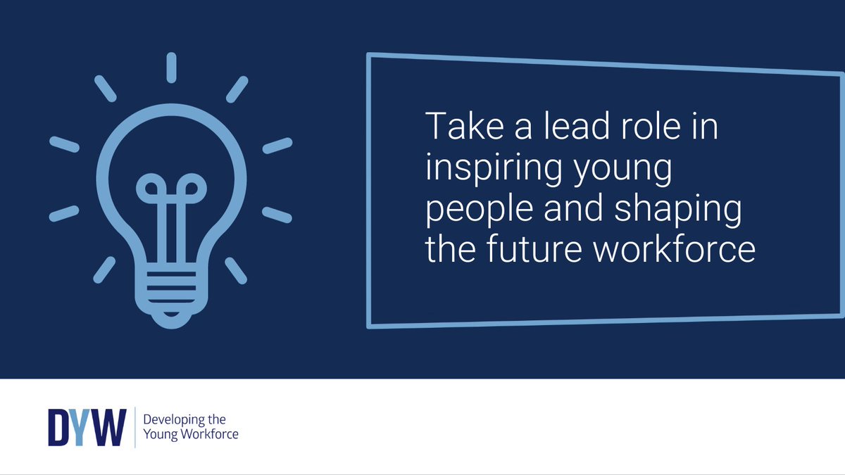 Shape the future workforce by connecting with young people in education through DYW activity. 

Raise awareness of your industry or organisation and inspire young people to develop the skills needed for work. 

Find out more: dyw.scot #DYWScot #ConnectingEmployers