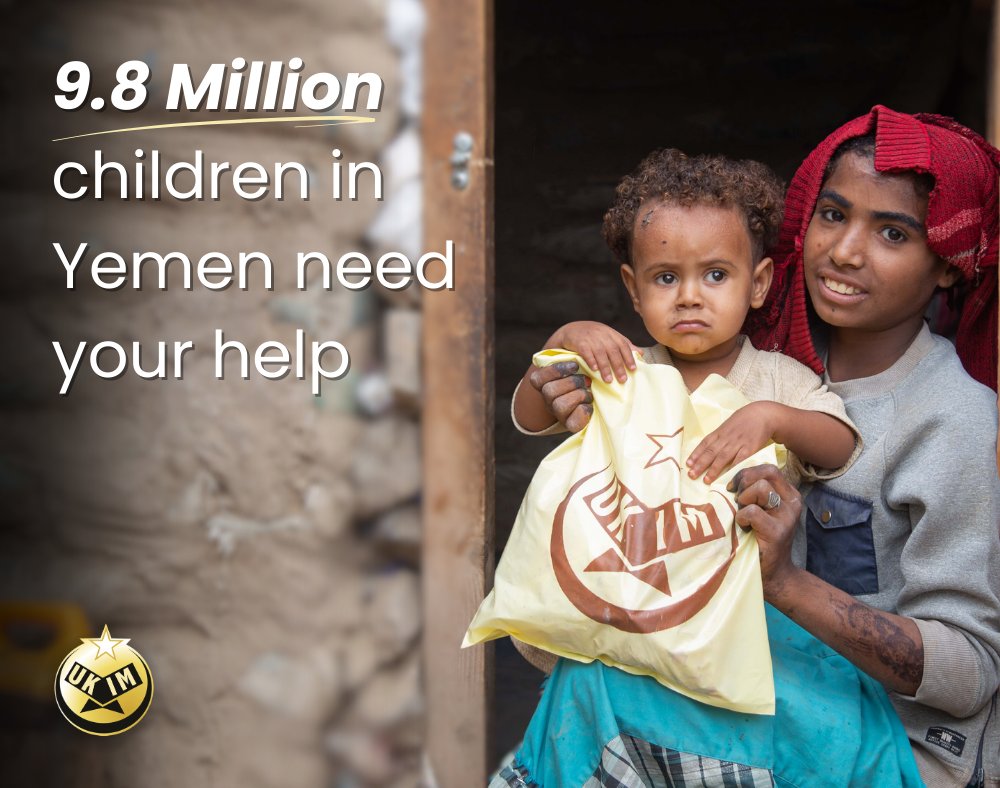 We can bring hope and support to the 9.8 million children in Yemen who need our help. Every action counts, every donation matters. 

Donate today 💛
ukim.org/appeals/emerge…

#YemenChildren #HopeForYemen