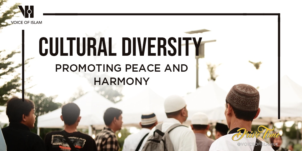 Our strength lies in our differences. Celebrate cultural diversity. LIVE from 5pm GMT+1 #diversity voiceofislam.co.uk/drive-time/