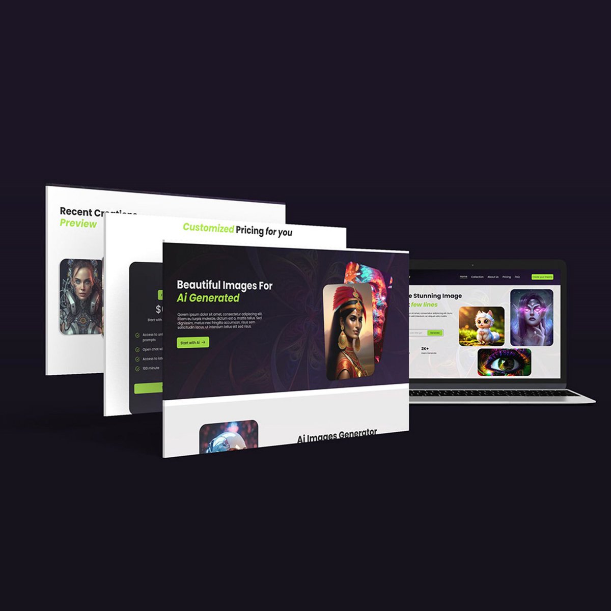 madihagraphics's tweet image. Ai Image Generator Website landing page design
.
.
.
.
.
#madihagraphics #DigitalArt #DesignWithAI #InnovativeArt #AIArtTools #UI #website #UIUX #WebDesign #UXDesign #UIDesign #UserExperience #UserInterface #DesignInspiration #WebDesigner #UIUXDesign #DesignThinking
