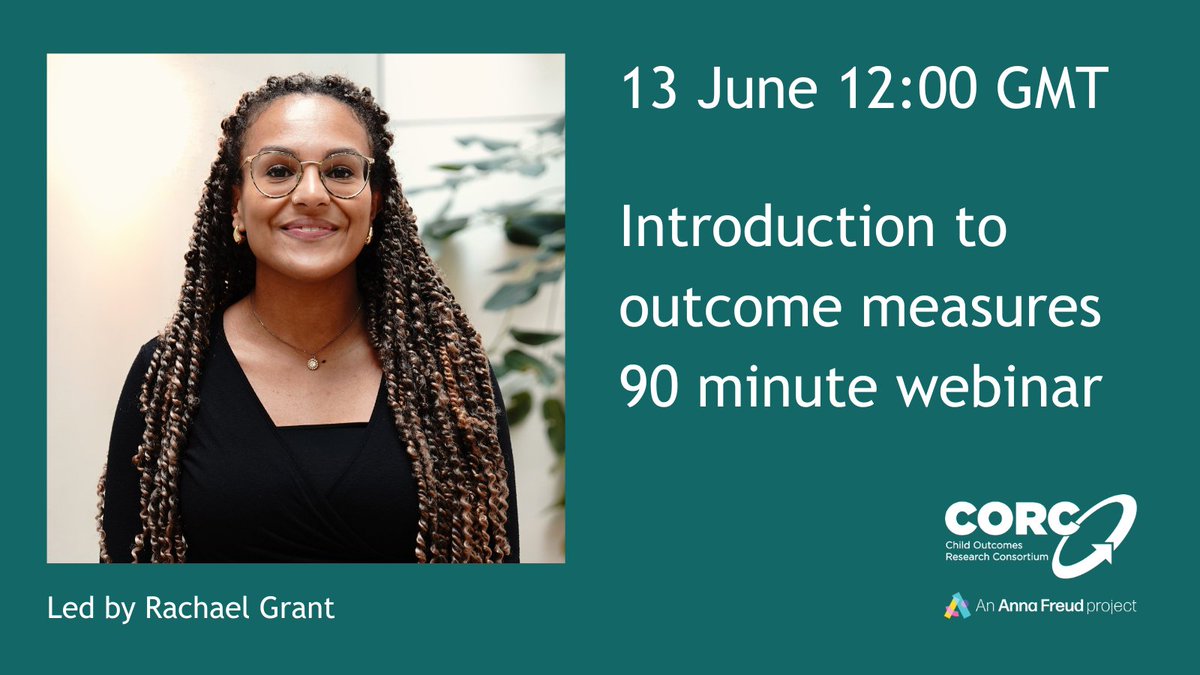 Our popular Introduction to Outcome Measures training is coming up: 13 June. Develop an understanding of #outcomemeasures, the roles of different measures & how they can be used. To benefit the #mentalhealth & #wellbeing of #children & #youngpeople. 👀 orlo.uk/bdysQ