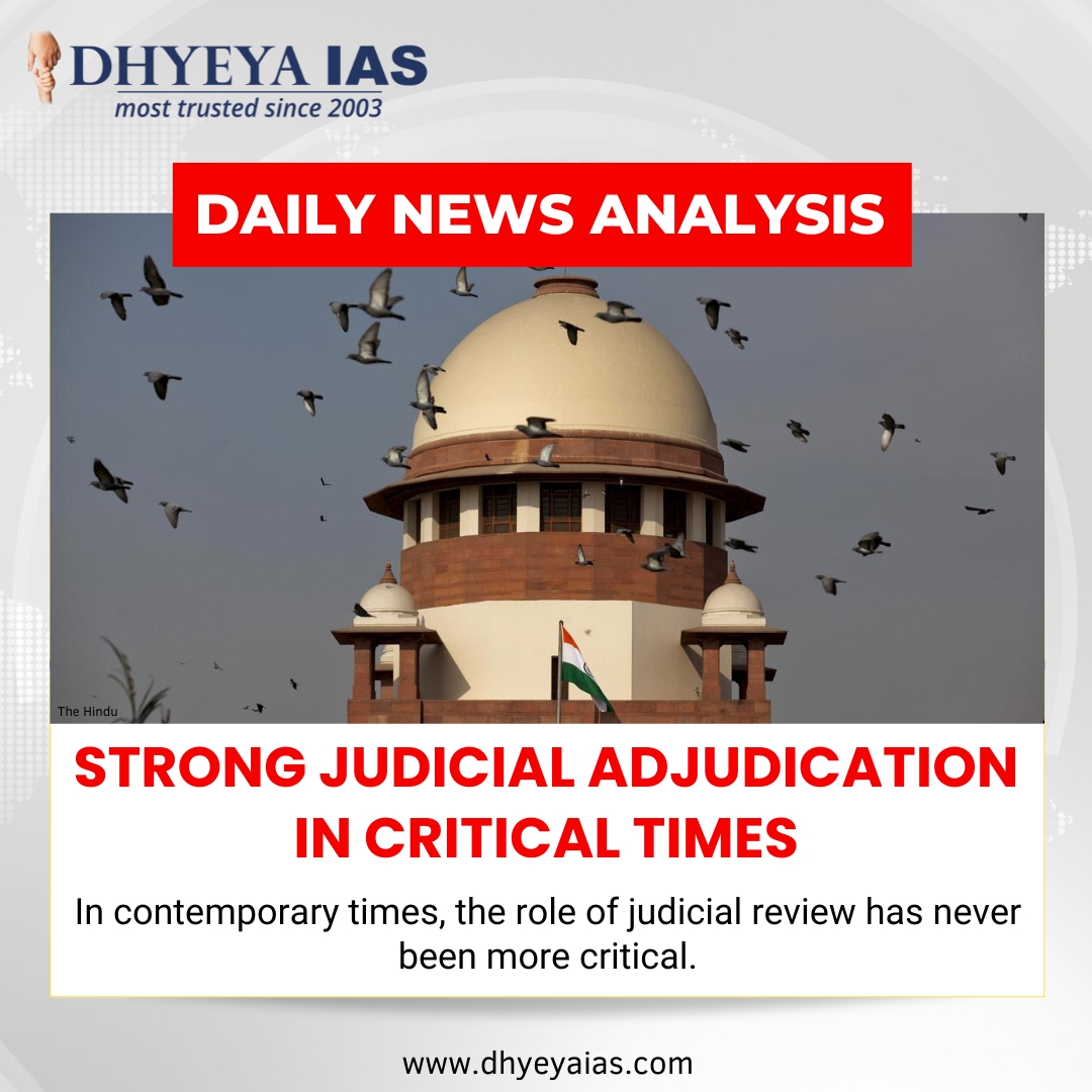 Daily News Analysis For full Explanation, visit our official website: dhyeyaias.com . #adjudication #Judicial #india #currentaffairs #news #dailynewsanalysis #dhyeyaias