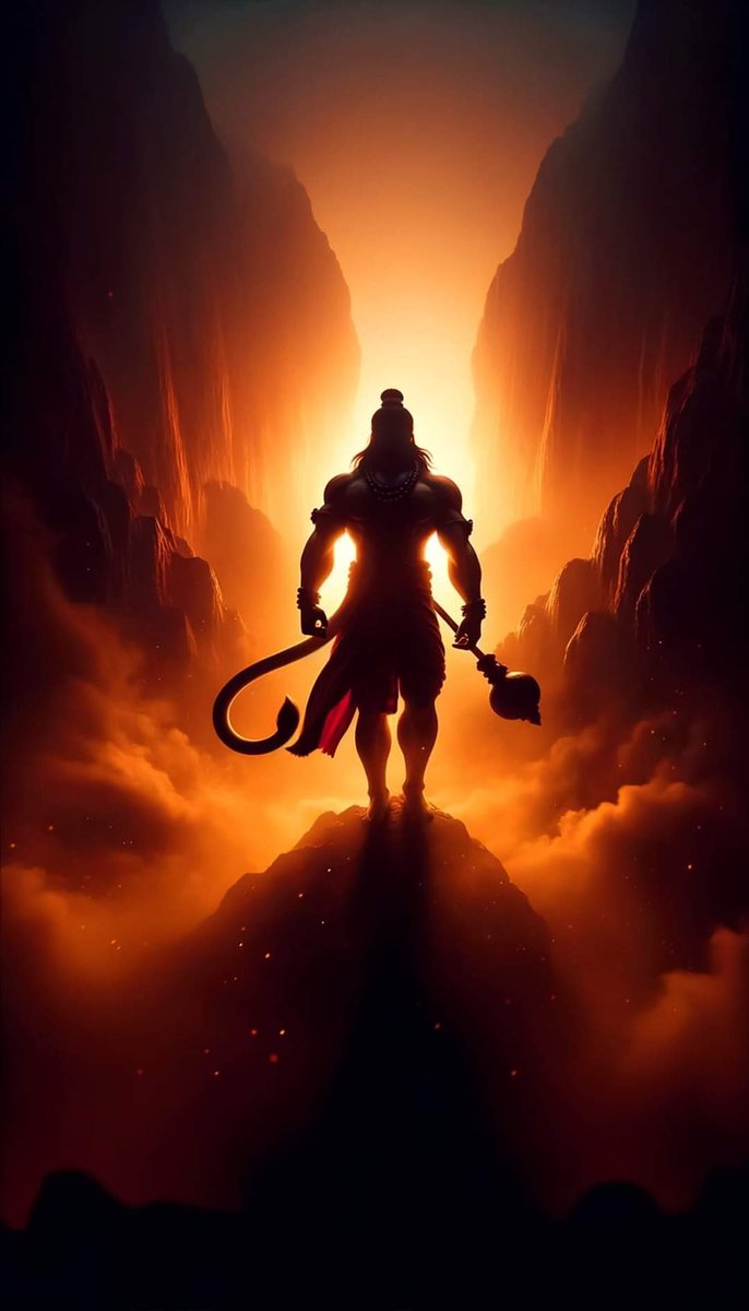 Fear nothing, for you have The Protector of protectors standing by you 🚩🔱 Jai Bajrangbali 🙏🏻