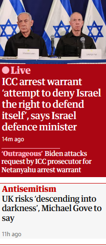 Here is the super zionist newssheet @Guardian today. If you haven't cancelled your subscription yet, you really have to do it immediately.