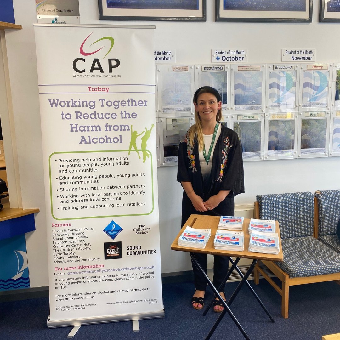 This is Annie, our adviser for the South-West on hand at a parents evening to talk to parents about underage drinking and to give info to them about parental supply. 

If you want to know more about underage drinking and the risks visit our website: communityalcoholpartnerships.co.uk