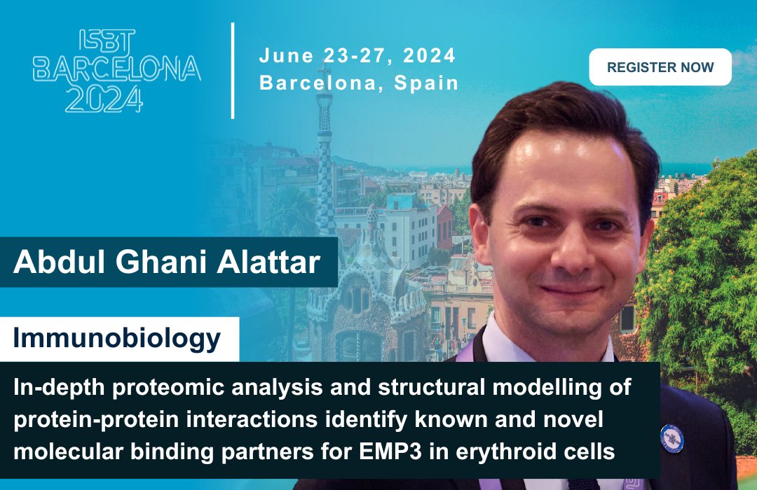 I look forward to presenting at #ISBTBarcelona and meeting transfusion professionals from all over the world. Great opportunity to learn about the latest research in transfusion medicine and connect with colleagues and peers! Nos vemos en Barcelona!  👉🔗 bit.ly/ISBTBarcelona24