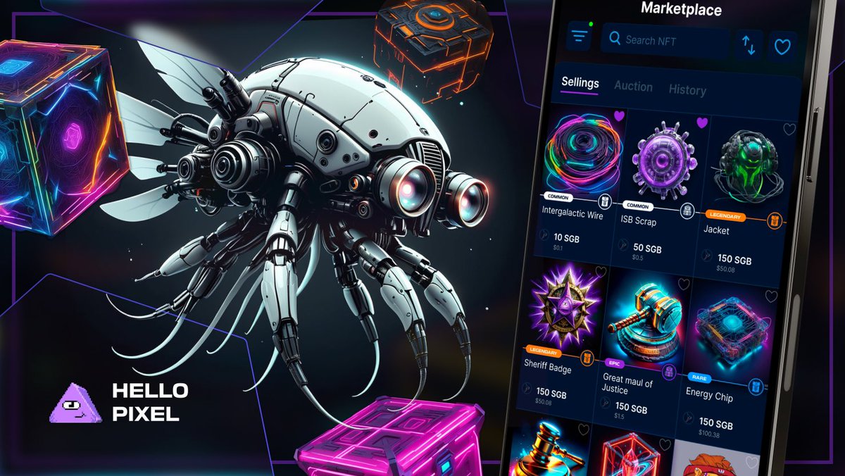 I will randomly share 10,000 sgb and 10 NFT LootBoxes between 10 participants and who complete the conditions:

- Follow and retweet the pinned post of <a href="/hellopixelverse/">Hello Pixel</a>
- Follow me (<a href="/zukasti/">Zuka</a>), like and retweet this post!

Distribution date: 1 June
(Send your Pixel wallet address)