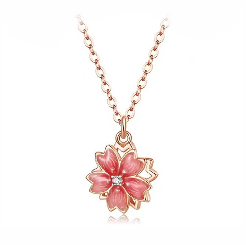 💫Rotate the peach blossom fidget necklace to reverse your luck! 

🌸Double-layered petals
✨Exquisite three-dimensional structure

#fidgetnecklce #charmnecklace #pendantnecklace #flowernecklace #peachblossom #trendollajewelry