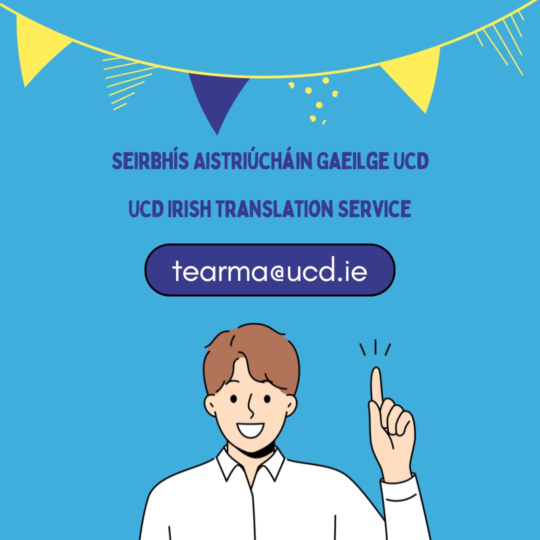 Need an Irish language translation in UCD? We have a new email address: 🌟tearma@ucd.ie🌟For FAQs on the Gaeltacht UCD translation & advisory service see : shorturl.at/r6lSB