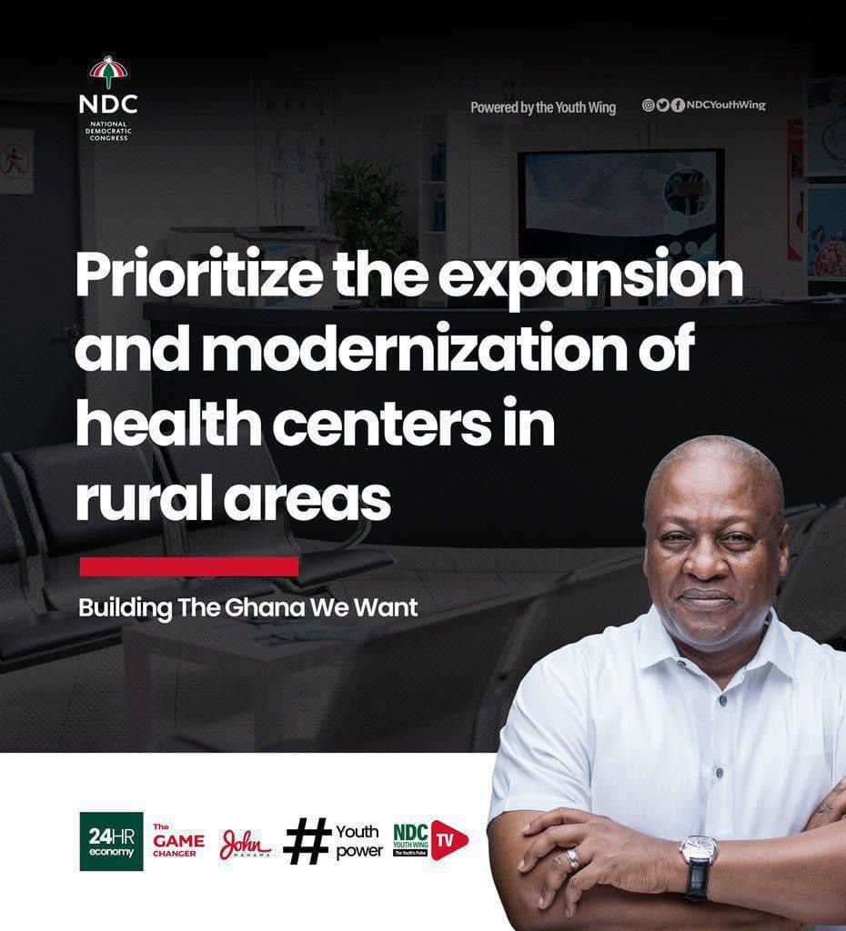 Quality Healthcare is a Right, Not a Privilege! John Mahama's next administration will ensure everyone has access to quality care! Let's make healthcare a priority! #TheGhanaWeWant