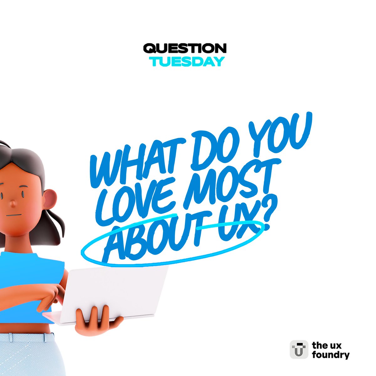 What do you love most about UX? 💬❤️

#uxfoundry #uxdesign #userjourney #productdesign #question #trivia #users #ux #career #job #GodMorningTuesday