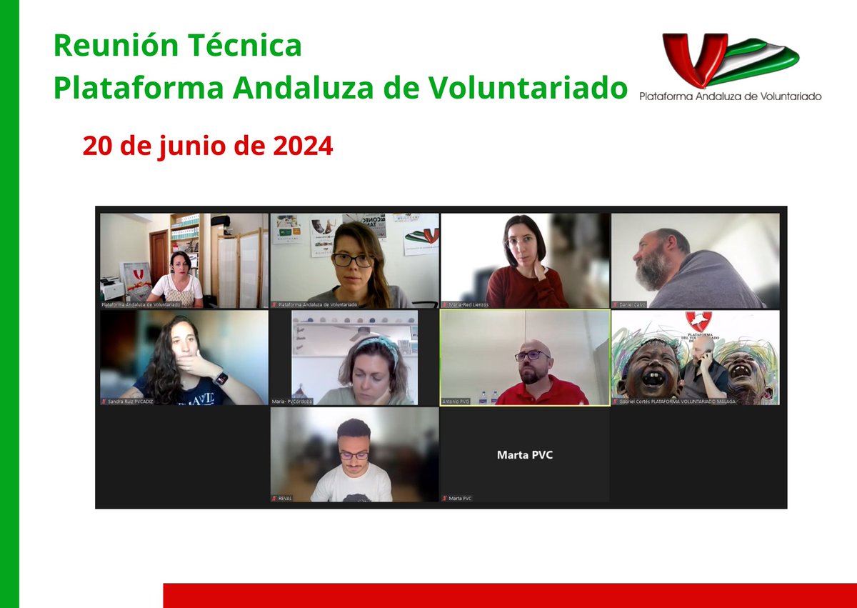 Mañana de trabajo para seguir avanzando, trazar estrategias, mejorando y dando continuidad a nuestros proyectos de voluntariado #Hacemosvoluntariado #voluntariadoandaluz #25añoscontigo