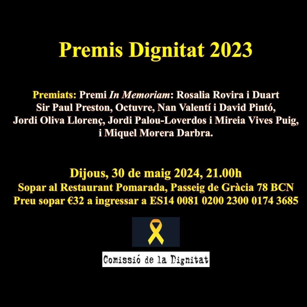 🛑Comissió de la Dignitat, 22 anys de lluita antifeixista. Continuarem lluitant per la Independència! #ProuRepressió #LluitemiGuanyem #Independència