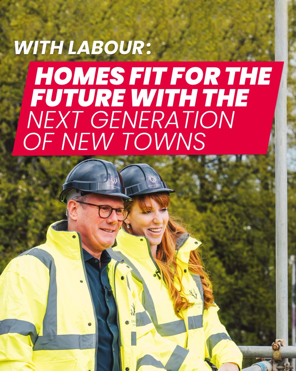 Labour will build 1.5 million new homes across Britain.