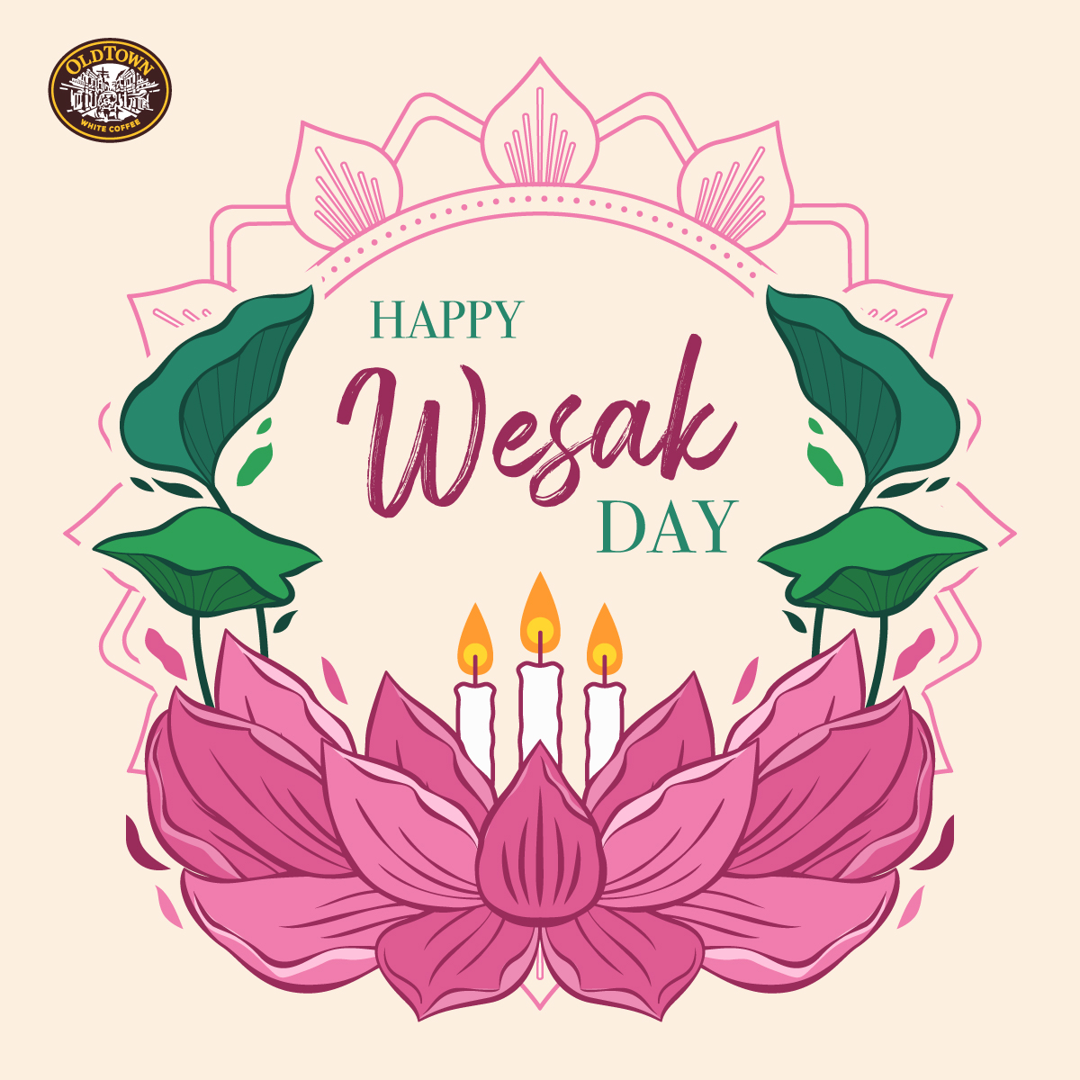 May the spirit of Wesak Day illuminate your heart with peace, love, and wisdom. ✨☮️💖 Wishing you a blessed and enlightening Wesak Day from all of us at OldTown White Coffee. ☕️🌸

#OldTownWhiteCoffee #KopiDuluMakanDulu