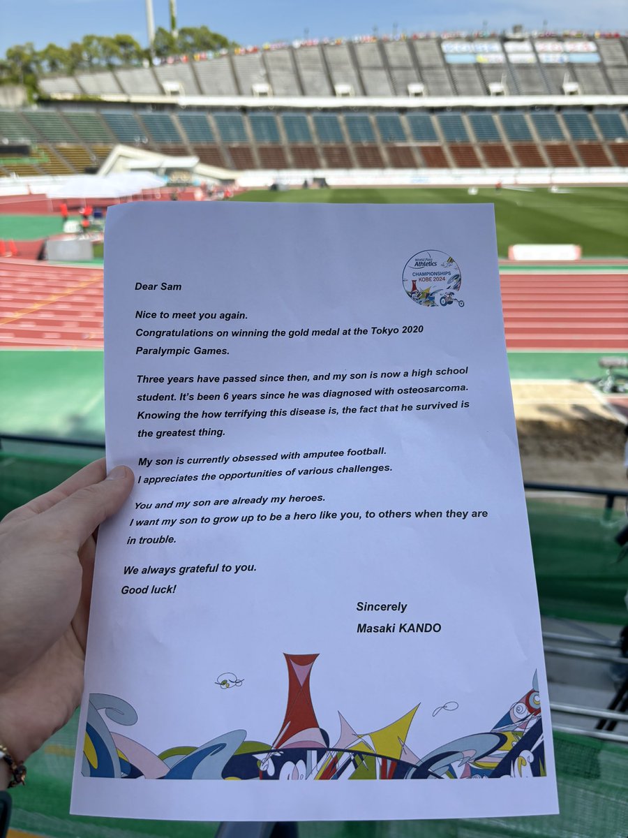 3 years later I’m back in Japan competing at World Championships. The same gentleman just found me to provide an update on his son. Win or lose, this is still what it’s all about.