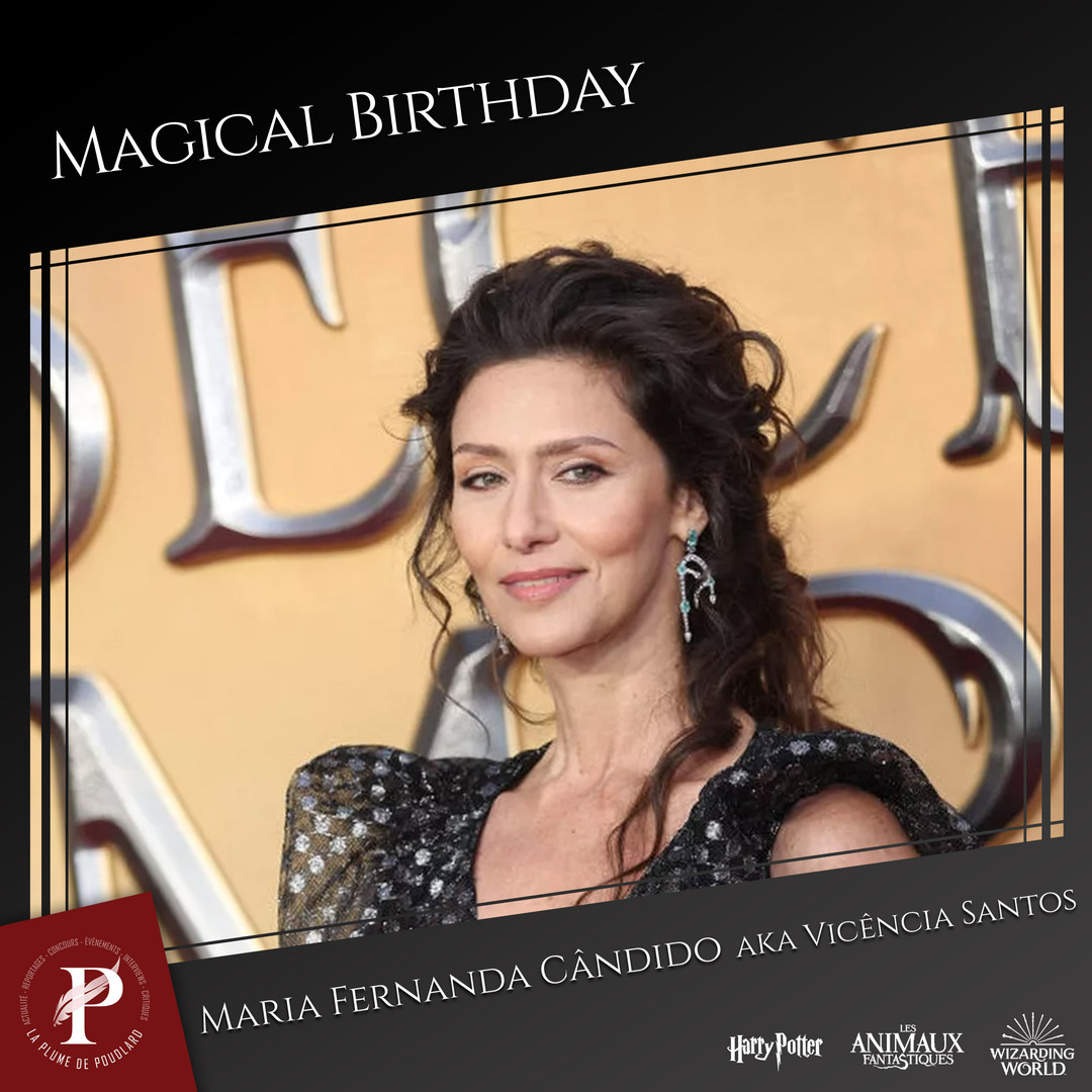 LaPlumePoudlard's tweet photo. [Magical Birthday]

Aujourd'hui le Wizarding World de J.K Rowling fête l’anniversaire d'une actrice des Animaux Fantastiques (prequel d'Harry Potter) : Maria Fernanda Cândido.

Maria Fernanda Cândido interprète le rôle de Vicencia Santos

#magicalbirthday #harrypotter #jkrowlin… https://t.co/upre4pLkBZ