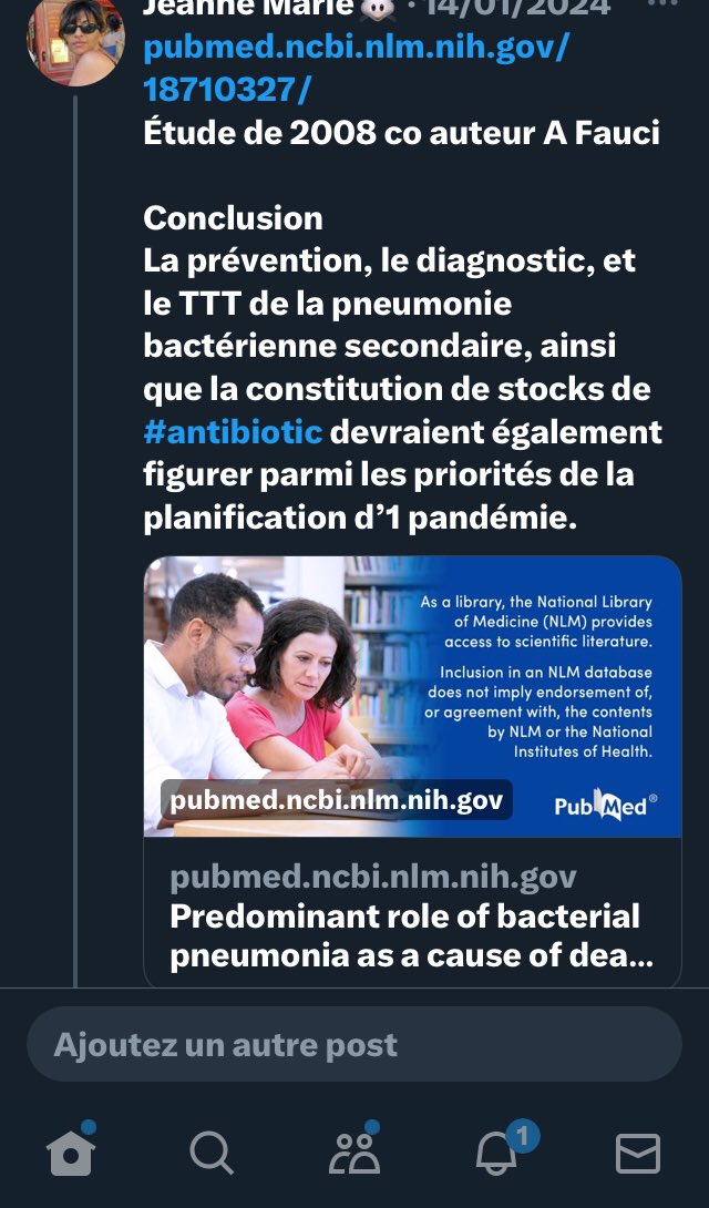 Jeannemarie1309's tweet photo. @StevePascolo @Franck20270 @MartinZ_uncut @GirardotMarc 3/ ces #TransBlaireaux , #ExpertsEnRoyalties ont menti sur les traitements Précoces en METTANT PRESSION SUR MÉDECINS QUI TRAITAIENT LES COMPLICATIONS DU SARS-COV-2 
Alors que tt médecin sait qu’un SARS se complique d’une pneumonie Bact
TRAITEMENT = #antibiotic 
👇 https://t.co/HpBJ0c8Uqi