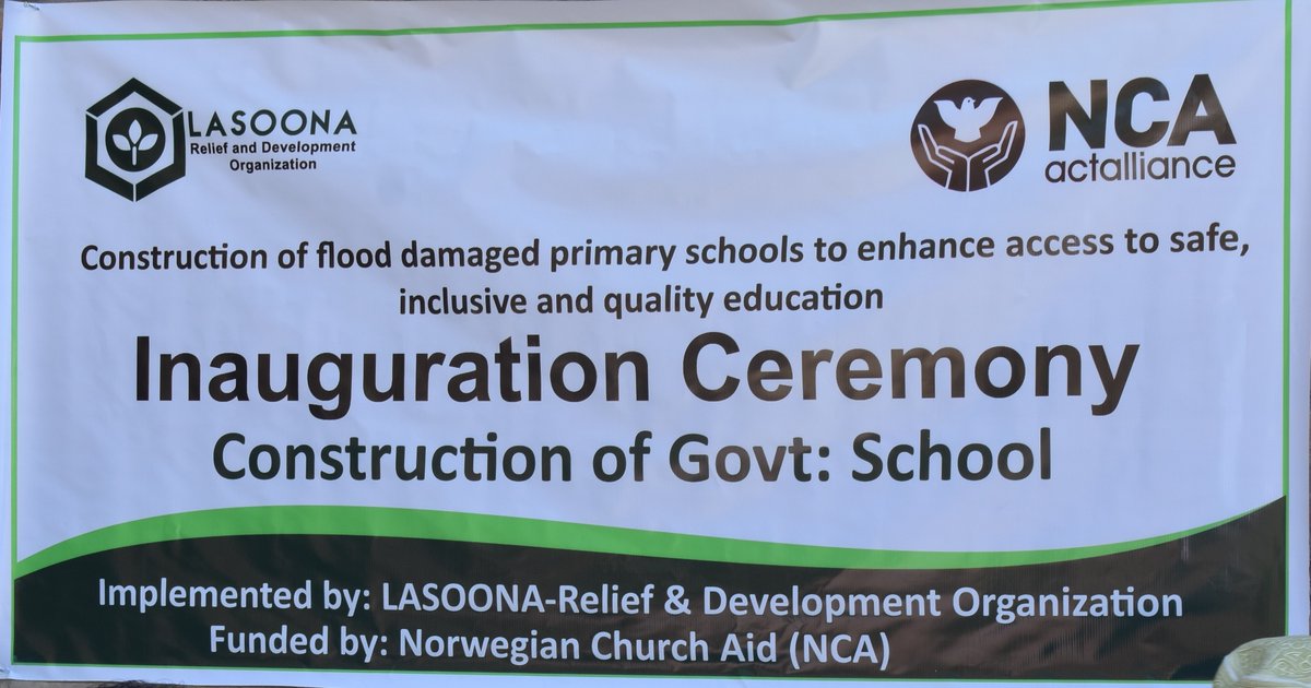 🌟 Exciting News 🌟

@NorChurchAid and @LASOONA_NGO have started rebuilding 5 flood-damaged primary schools in Swat, focusing on safe, inclusive, & quality education, especially for girls. 

Together, we're increasing literacy in our community! 📚✨

#LASOONA #EducationForAll