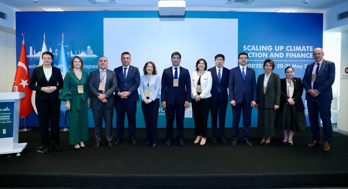 COP29_AZ's tweet photo. #COP29 Senior Negotiator @M_Elmaddin attended @OECD &amp; @UNDP hosted #IDD2024, where he laid out the COP29 Presidency’s vision and highlighted the opportunity to progress ambitious climate action. Meetings like #IDD2024 are critical to help each region turn ambition into reality. https://t.co/M5f6V368P1