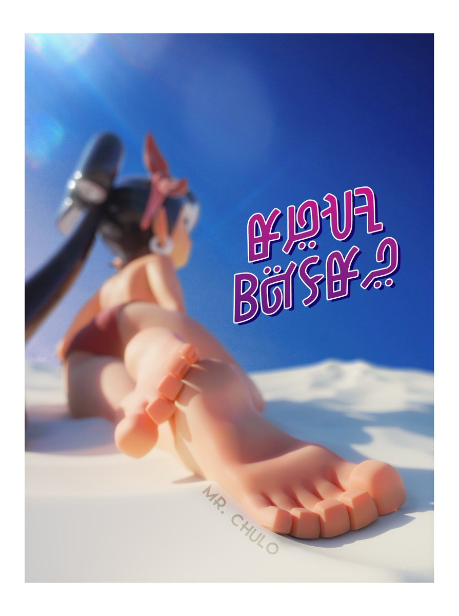 People like feet...? - Model By @MandalaFurikake -