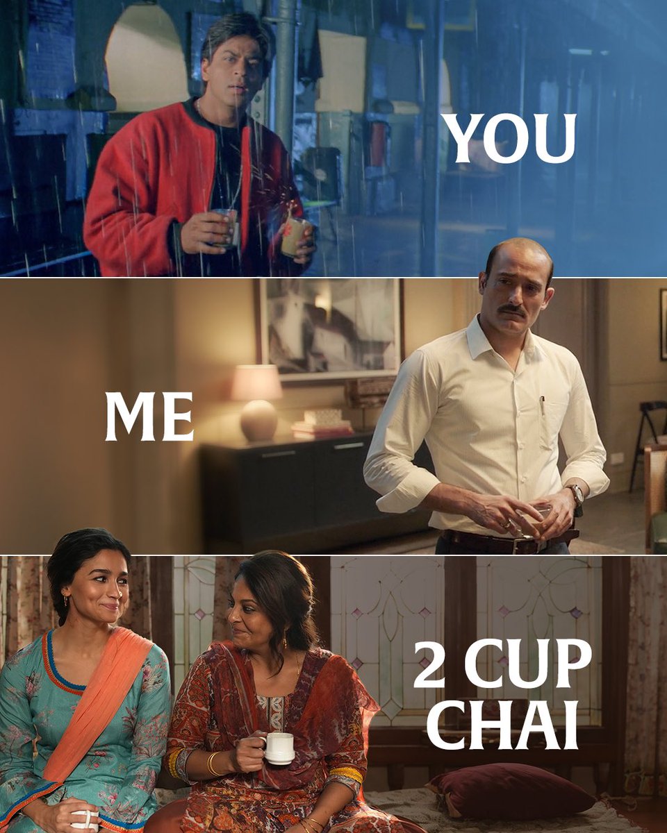 Nothing a cup of chai with your favourite person can't fix ☕❤ Happy #InternationalTeaDay #RedChilliesEntertainment #DilSe #Ittefaq #Darlings #Tea