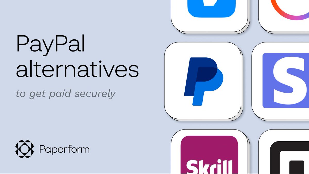 🔴PayPal-Alternativen: 2️⃣2️⃣ Zahlungsabwickler, die du im Jahr 2️⃣0️⃣2️⃣4️⃣ in Betracht ziehen solltest

1️⃣FastSpring 
2️⃣Amazon Pay 
3️⃣Stripe 
4️⃣ Google Pay 
5️⃣WePay 
6️⃣ Apple Pay 
7️⃣2Checkout 
8️⃣Authorize Net 
9️⃣ TransferWise 
1️⃣0️⃣Payline 
1️⃣1️⃣ Square 
1️⃣2️⃣ QuickBooks Payments by