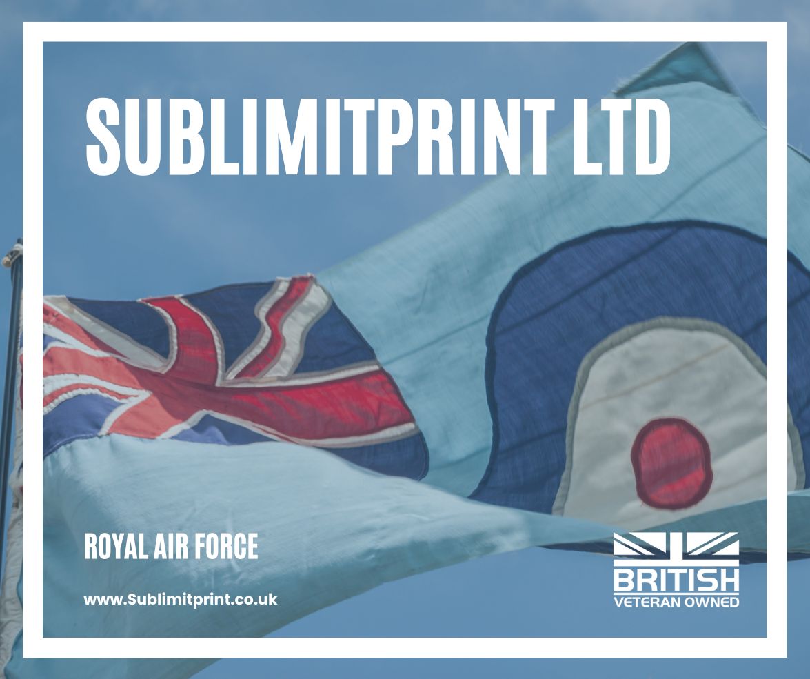 🌟 Spotlight on Sublimitprint Ltd, founded by a Royal Air Force veteran! Dive into excellence and support #BritishVeteranOwned businesses. 🇬🇧✨

🔗 Sublimitprint.co.uk