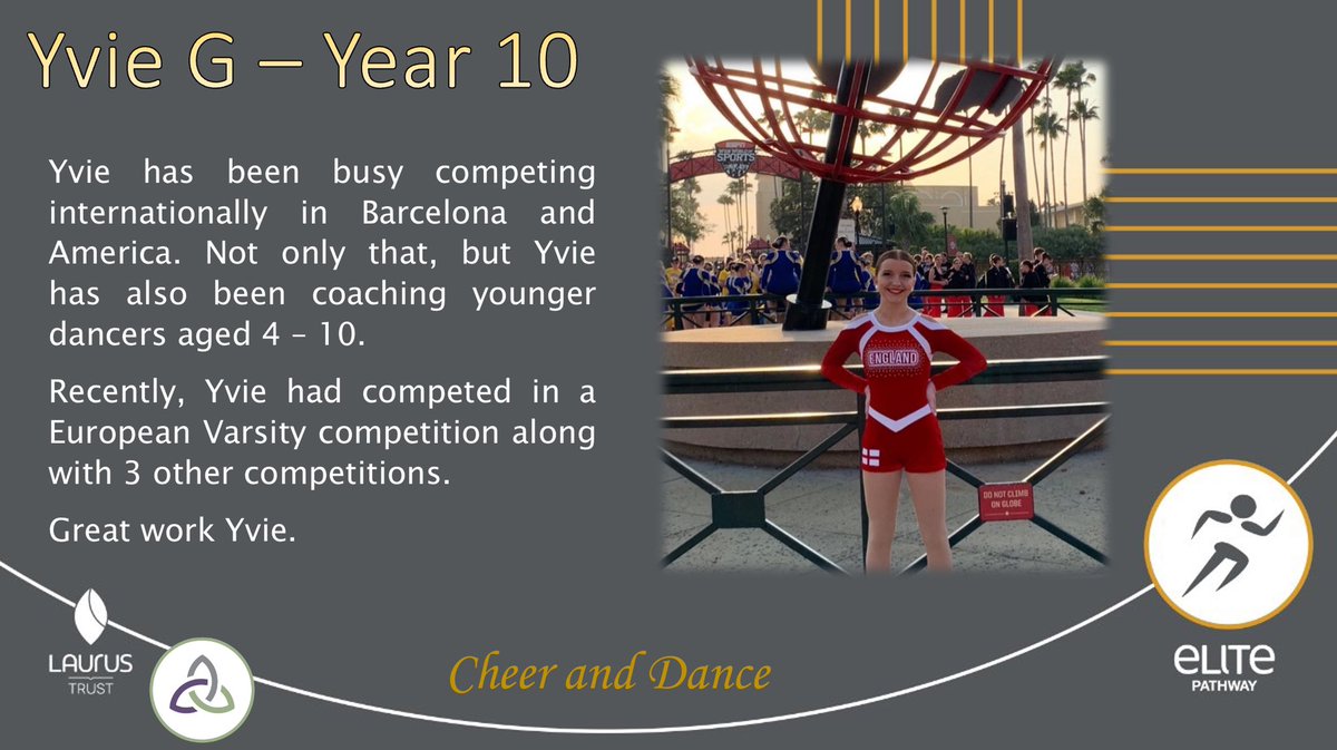 🌟 | Elite Pathway

A look at some of our Elite Pathway pupil highlights over the last 12 months!

Part 3/4