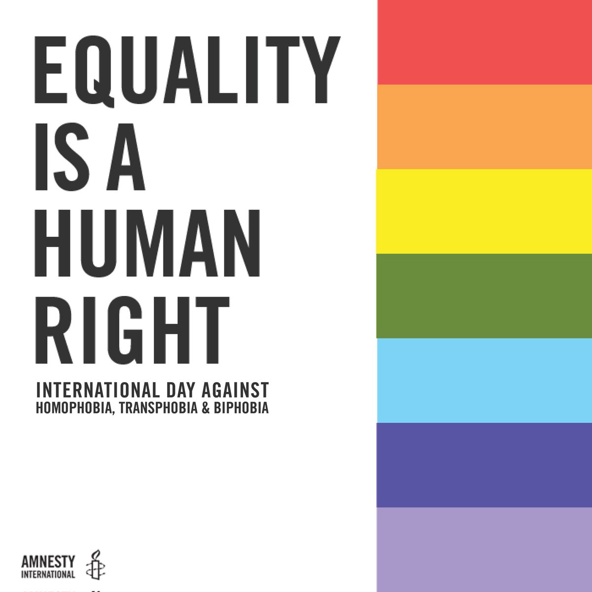 Nous ne sommes pas une idéologie ni une propagande. 
Nous sommes des êtres humains avec le même idéal de dignité et d'égalité. #EqualityForAll
🏳️‍⚧️🖤❤️🧡💛💚💙💜