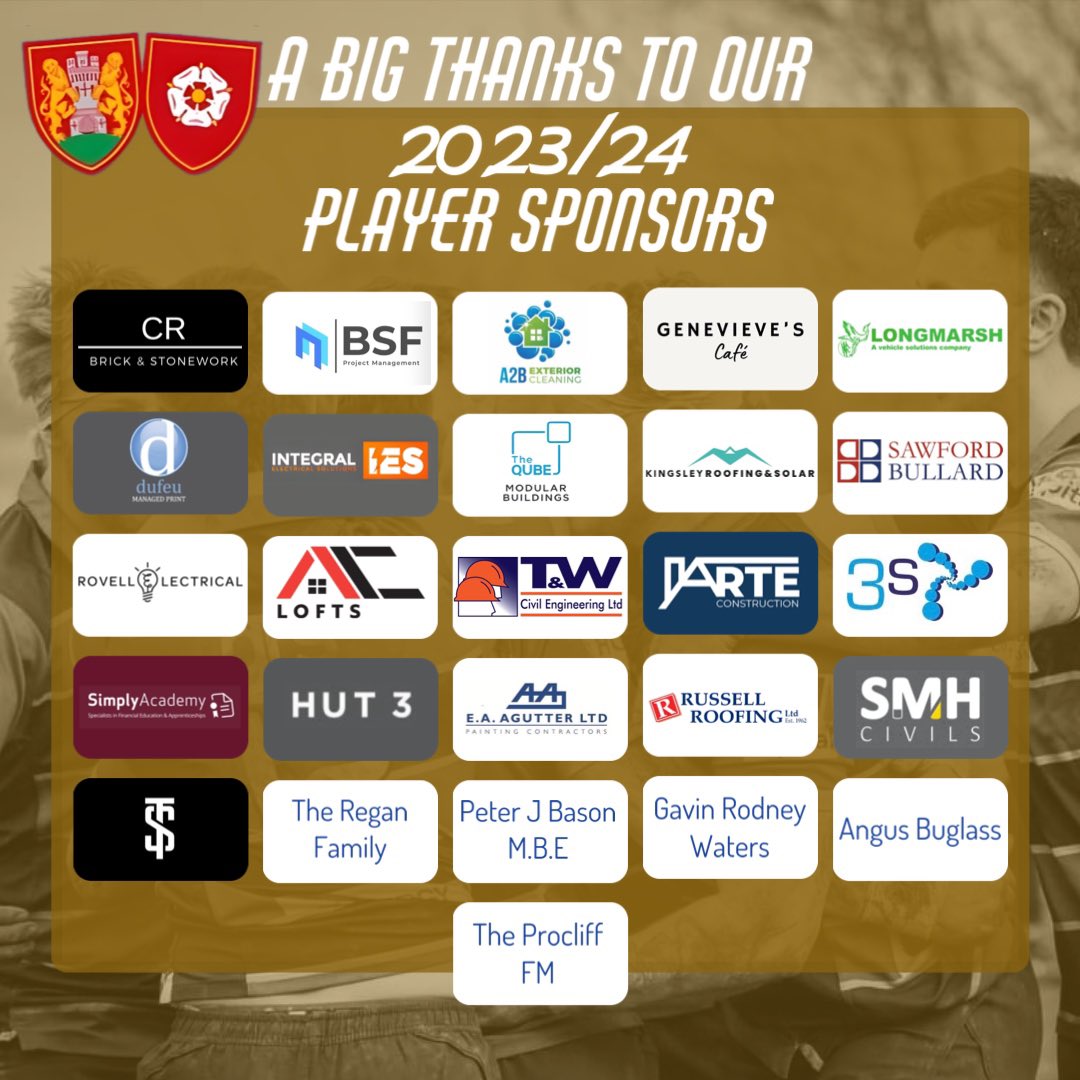 OfficialONRFC's tweet photo. We’ve had some amazing support this season and just wanted to say a massive thanks to all of our sponsors.

If you’d like to support the club or find out what opportunities are available for next season please contact @Briddon02 

Ben.briddon@icloud.com
07941 622120

🔴🟡🔵 https://t.co/bPgGzv2HOP