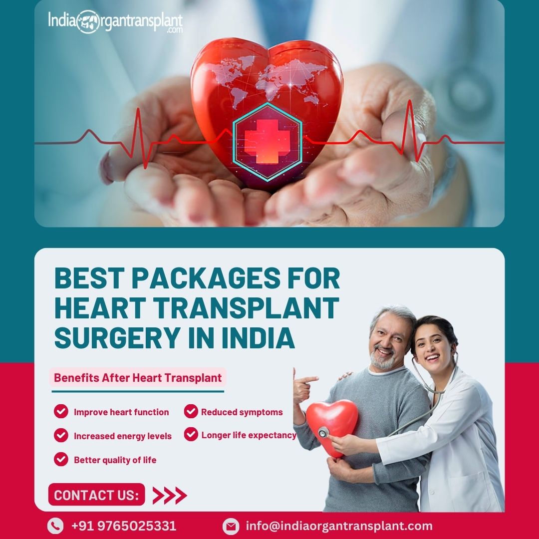 A New Lease on Life: Best Packages for Heart Transplant Surgery in India

#hearttransplantsurgery #hearttransplantbestpackages #hearttransplantdoctors #10bestheartsurgeons #heartdisease #heartfailure #india

👉 Read more:- freeprnow.com/pr/a-new-lease…