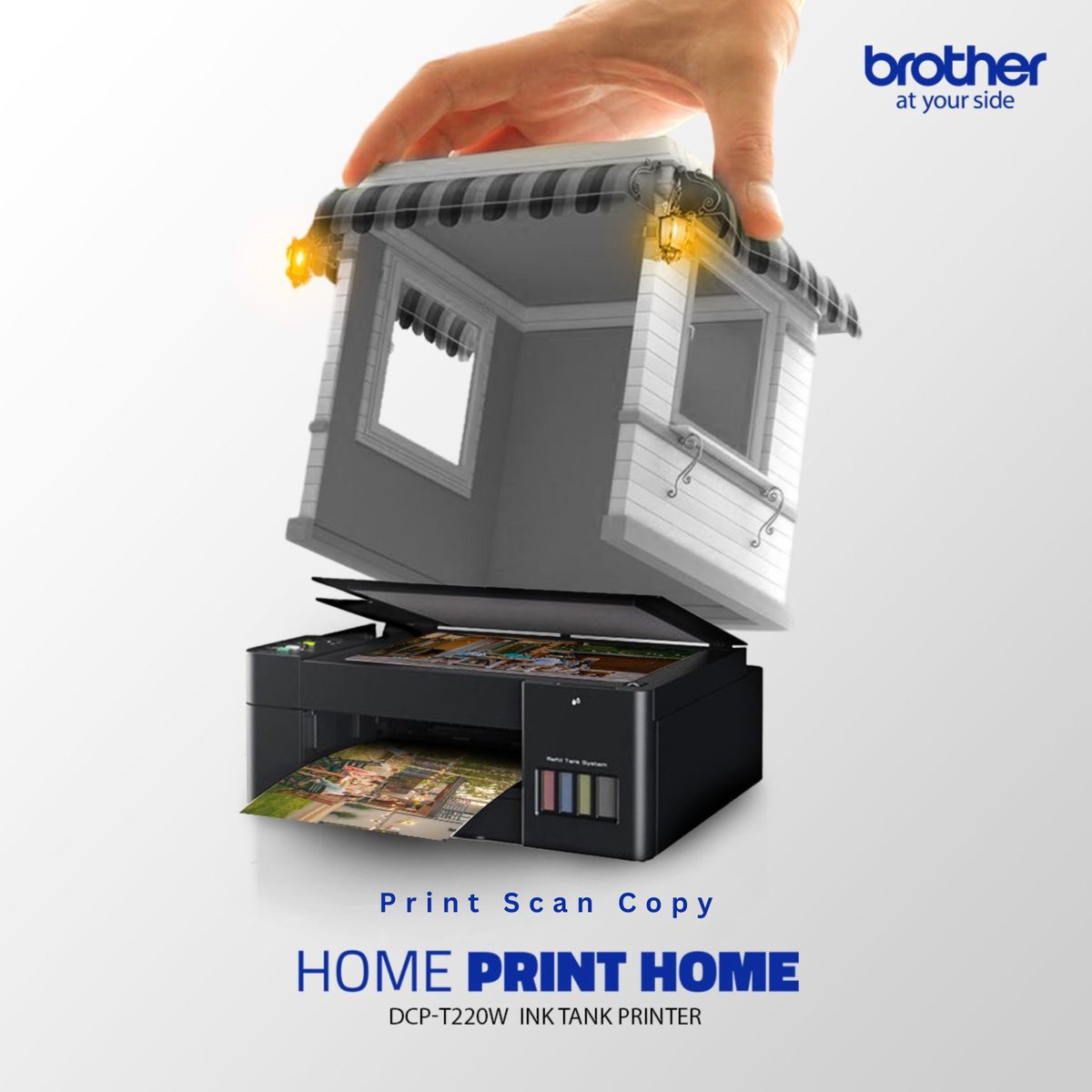 brotherindia's tweet image. Do you really need to go outside just to print, scan, or copy?

Say goodbye to hassle with the Brother DCP-T220 Ink Tank Printer, making home printing a breeze.

View More - bit.ly/3vAzpyE

#BrotherPrinters #BrotherPrinter #InktankPrinter #Inktank #Print #Scan #Copy