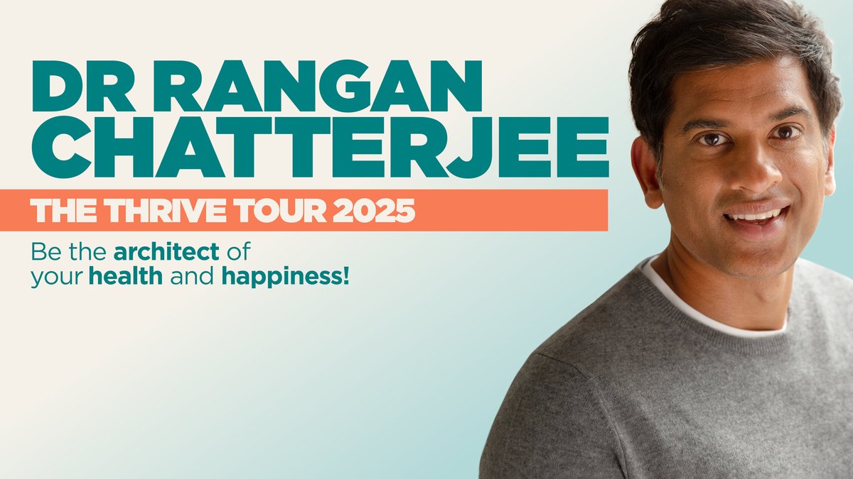 👨‍⚕️ Join @drchatterjeeuk as he talks about breaking free from the habits that are holding you back with #TheThriveTour at @yorkbarbican! 🎟️ Tickets are available now: yorkbarbican.co.uk/whats-on/dr-ra… ➕ Gateway+: yorkbarbican.seatunique.com/music-tickets/… #York #YorkBarbican #RanganChatterjee @thisisyo1