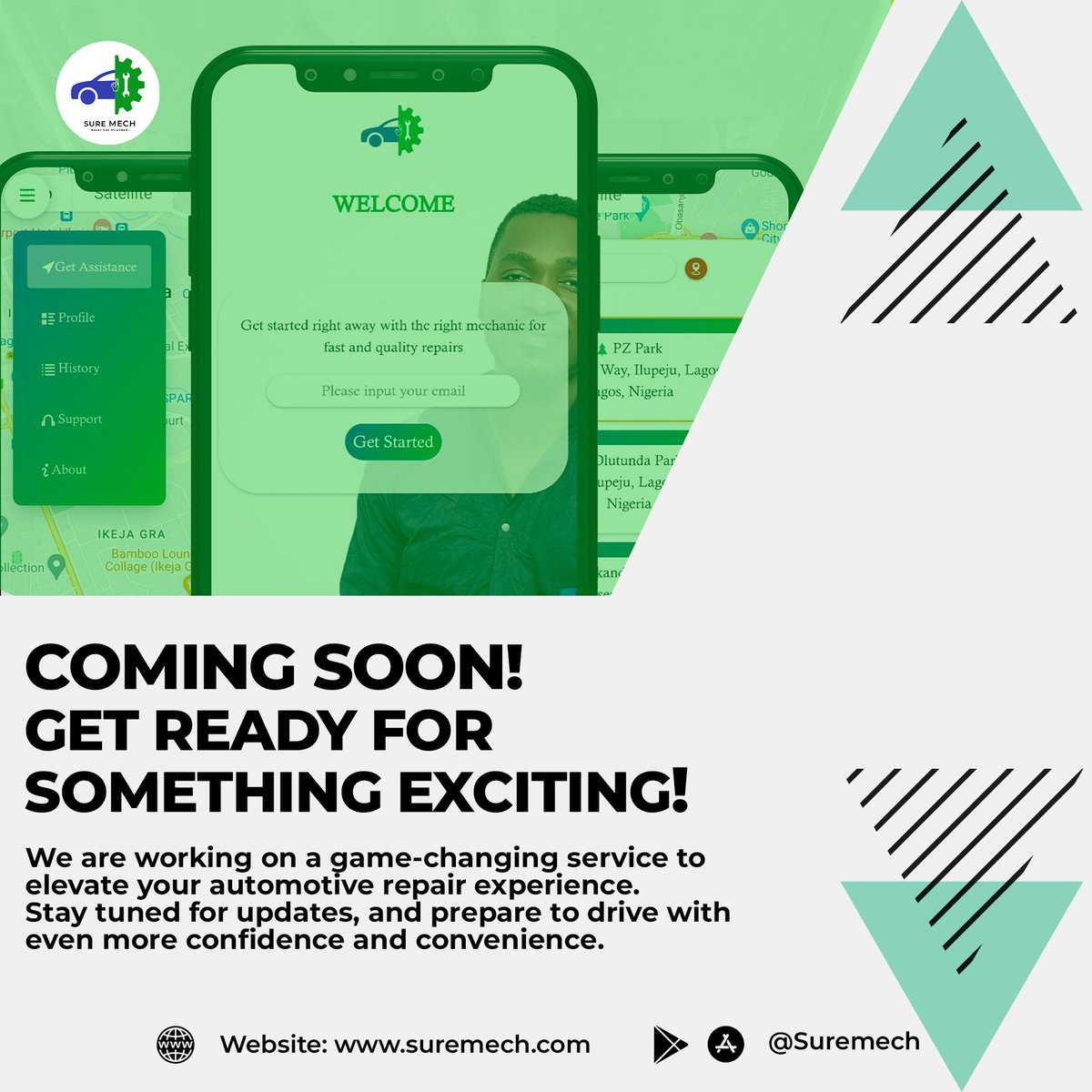 Get ready for something exciting! We are working on a game-changing service to elevate your automotive repair experience. Stay tuned for updates, and prepare to drive with even more confidence and convenience. 🚗✨
#suremech #comingsoon #innovation #automotiveexcellence