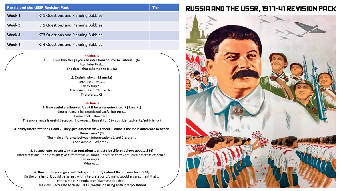 missHRhistory's tweet image. I&apos;ve updated some of the revision materials for papers 2 and 3 of the Edexcel GCSE History course on my TES shop... hopefully helpful to some in the final push before exams :) #gcsehistory #edexcelhistory tes.com/teaching-resou…