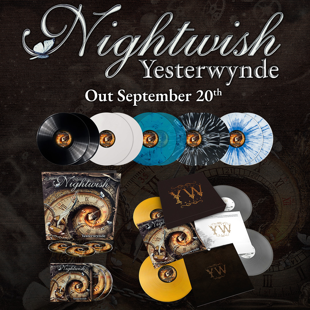 Our upcoming album 'Yesterwynde' is finally available for pre-order in various formats! nightwish.bfan.link/yesterwynde.tpo