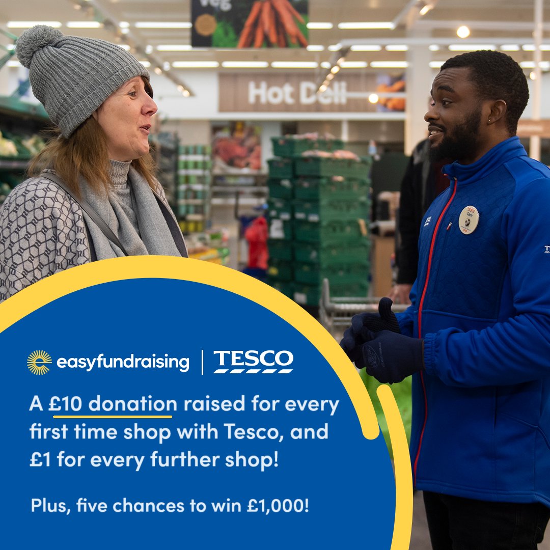 Just over a week left to enter the Tesco Community Pledge ⏰ Win £1,000 for your community cause. First time Tesco shoppers will raise £10 for their cause, and £1 for every other order placed before 31st May. Find out more 👉 bit.ly/4anf2a6