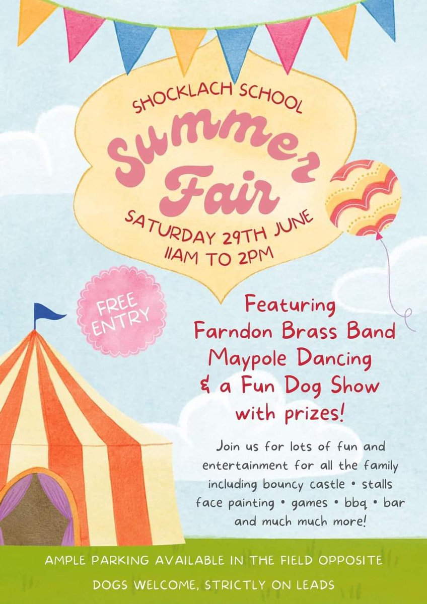 Farndon &amp; District Brass Band at Shocklach School Fair