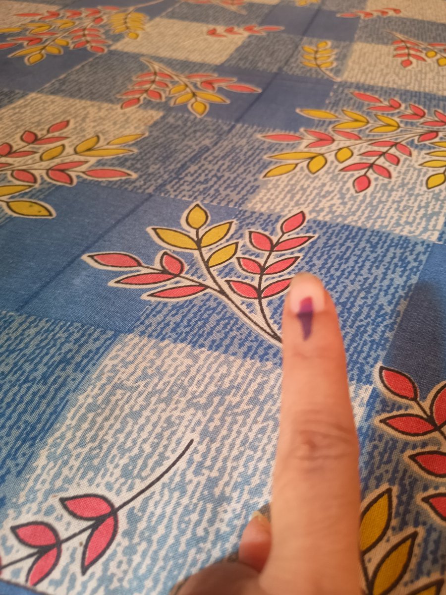 kavslal's tweet photo. Just got inked# late post #election # polling booth/vote https://t.co/MngkTnPwYL
