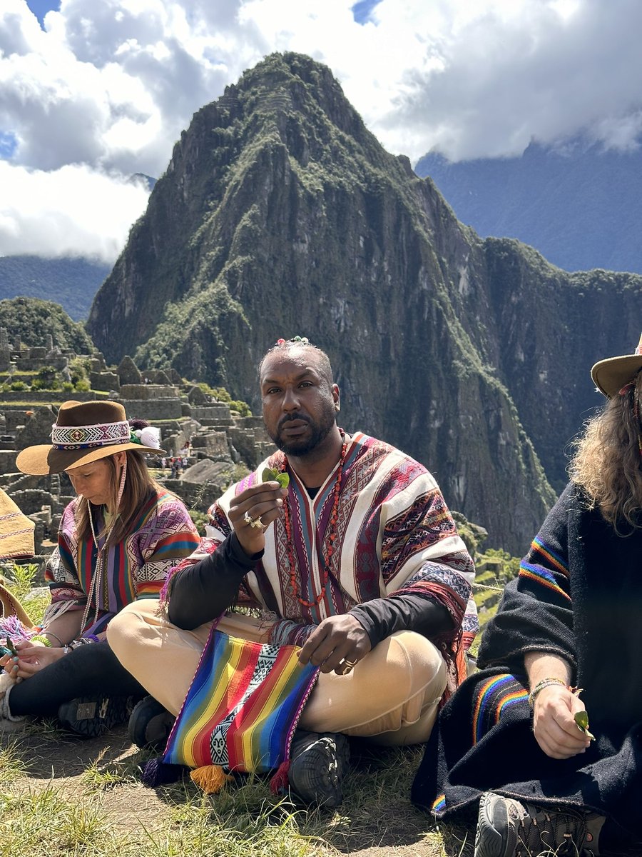 Blowing on coco leaves is an ancient tradition that reminds us that breath is life..we offer back to Mother Earth for the things she gives us that we take for granted