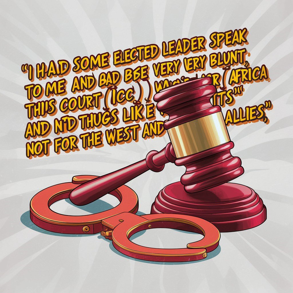 “I had some elected leader speak to me and be very blunt, this court [ICC] was built for Africa and thugs like Putin”, and not for the West and its allies. ICC prosecutor <a href="/KarimKhanQC/">Karim A. A. Khan KC</a> reveals he received threats not to go after Israel during a CNN interview.